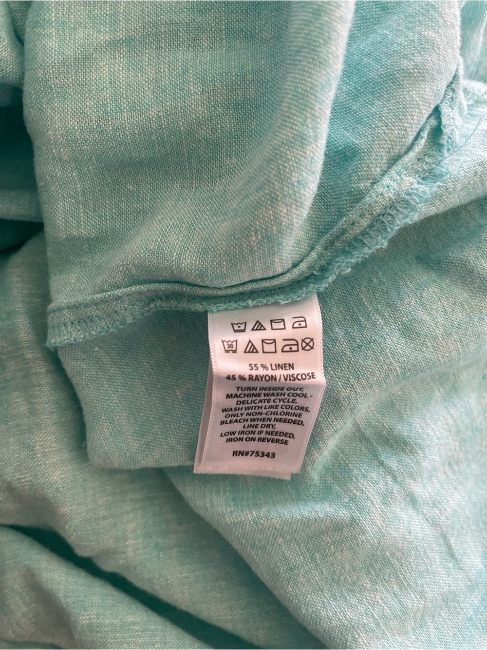 Sigrid Olsen Linen Blend Pullover Top - Picture 4 of 4